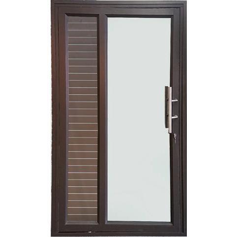Door Pivot Aluminium Vertical Glass-Doors-iBuild-Bronze-Left Hand-diyshop.co.za