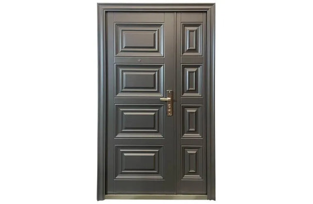 Door Steel eCono 1.2m 4+4 Panel-Left-Charcoal