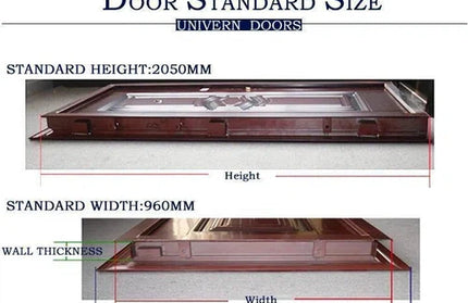Door Steel Premuim Horizontal 5 Panel-Right-