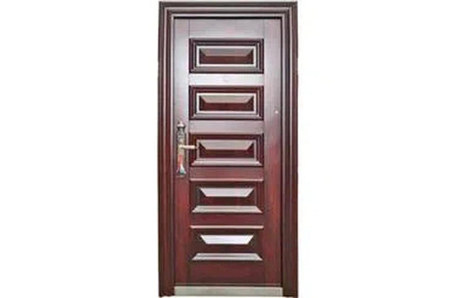 Door Steel Premuim Horizontal 5 Panel-Right