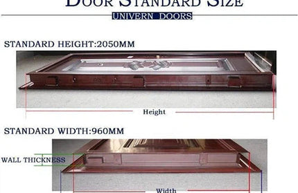 Door Steel Premuim Horizontal Panel-Left Hand/Open In-