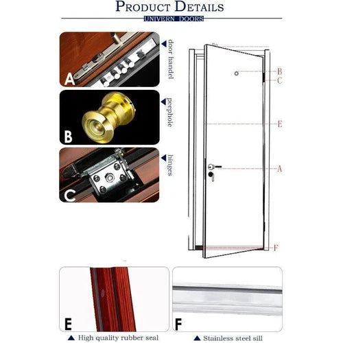 Door Steel+Frame 1.2m 12 Panel Kayo-Chawl Door-Kayo-diyshop.co.za