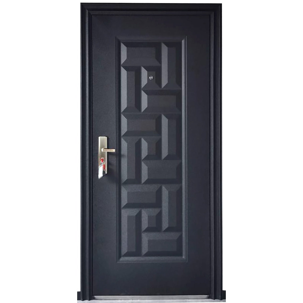 Door Steel+Frame Charcoal-Chawl Door-Majistiq-Right (JH043)-diyshop.co.za