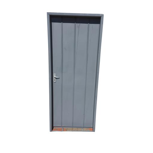 Door Steel+Frame Combi Chawl 𝑑115mm Robmeg-Doors-Robmeg-HD𝙩1.0mm (red)-Left open In (blue)-diyshop.co.za
