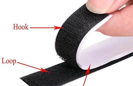 Double Sided Hook & Loop Tape-25mm x 2m-
