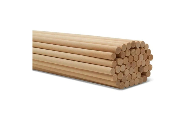 Dowel Stick Hardwood-⌀6 x 𝐿915𝑚𝑚-each