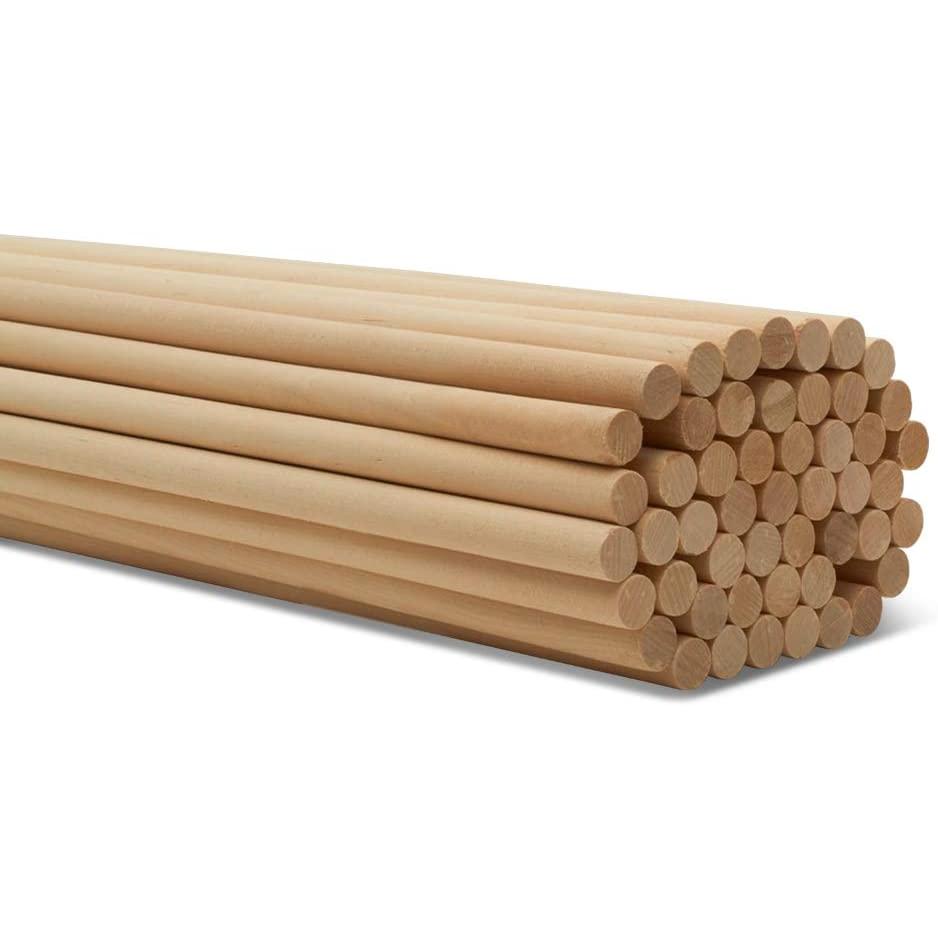 Dowel Stick Hardwood-Lumber & Sheet Stock-Archies Hardware-⌀6 x 𝐿915mm [white]-diyshop.co.za