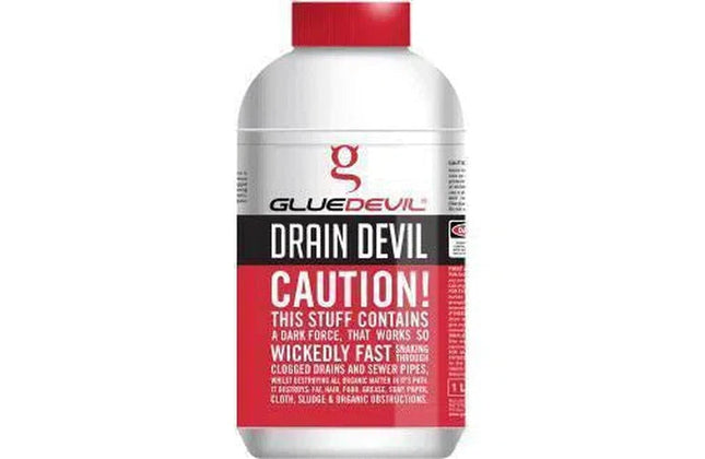 Drain Cleaner Drain Devil Glue Devil-1ℓ-Black
