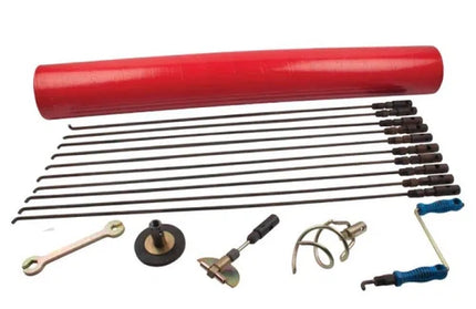 Drain Rod Set Heavy Duty(8mm) (Red)-Default Title