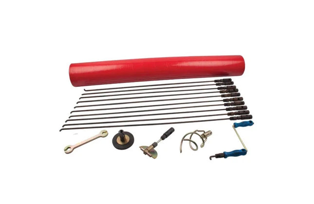 Drain Rod Set Heavy Duty(8mm) (Red)-Default Title
