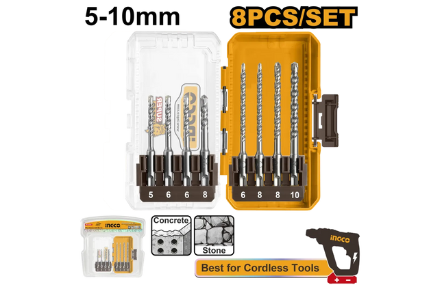 Drill Bit Set SDS+ iNGCO-Default Title