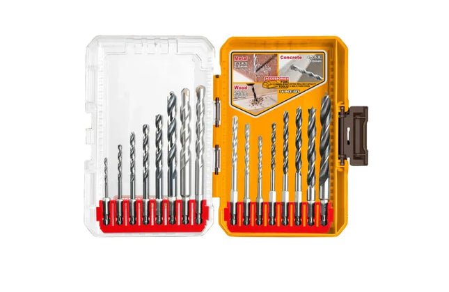 Drill Bit Set Wood,Steel & Masonary iNGCO-Default Title