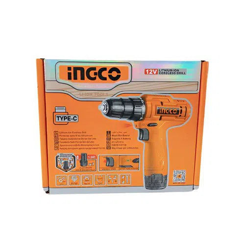 Drill Cordless 12𝑉 20𝑁-𝑚 iNGCO