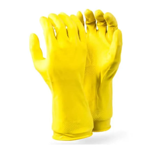 Glove Household Latex Yellow-Meduim-