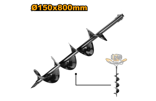 Earth Auger Bit iNGCO-Ø150mm