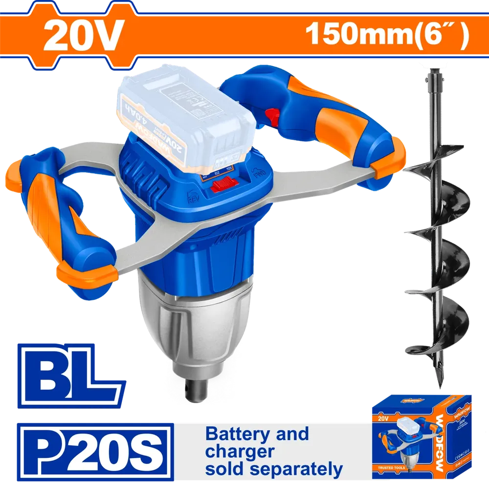 Earth Auger Cordless 𝑃20ˢ WADFOW-Tool Only-