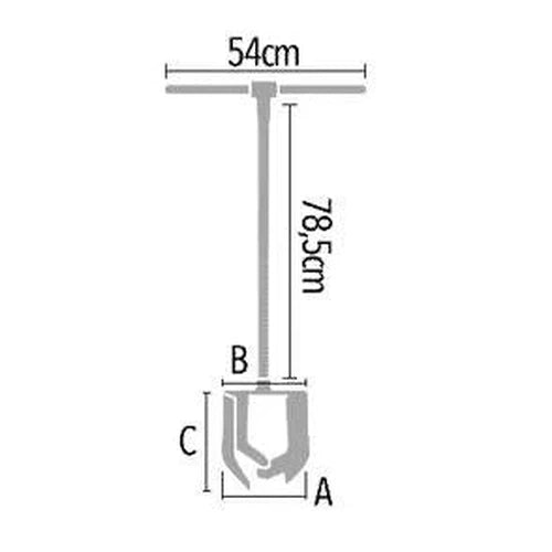 Earth Auger Hand RAMADA-⌀100𝑚𝑚-