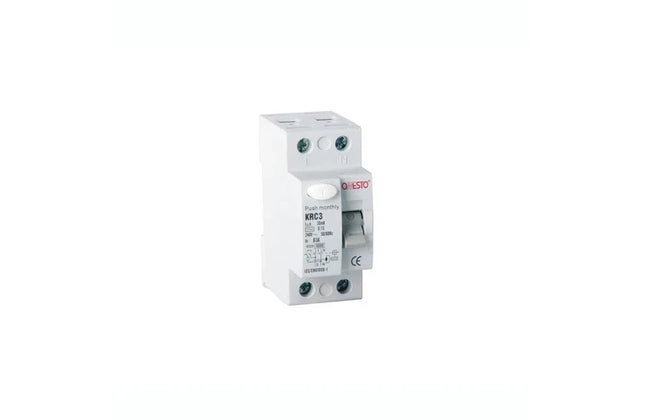 Earth Leakage RCCB DIN Onesto-63𝐴 30𝑚𝐴 3𝑘𝐴-1𝑃ole+N