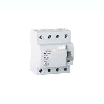 Earth Leakage RCCB DIN Onesto-63𝐴 30𝑚𝐴 3𝑘𝐴-3𝑃ole+N