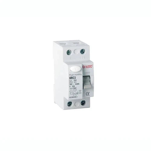 Earth Leakage RCCB DIN Onesto-63𝐴 30𝑚𝐴 3𝑘𝐴-1𝑃ole+N-