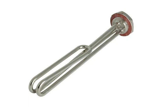 Element for Geyser Boss with Pocket Nickle Plated (Silver)-3kw(Orange)