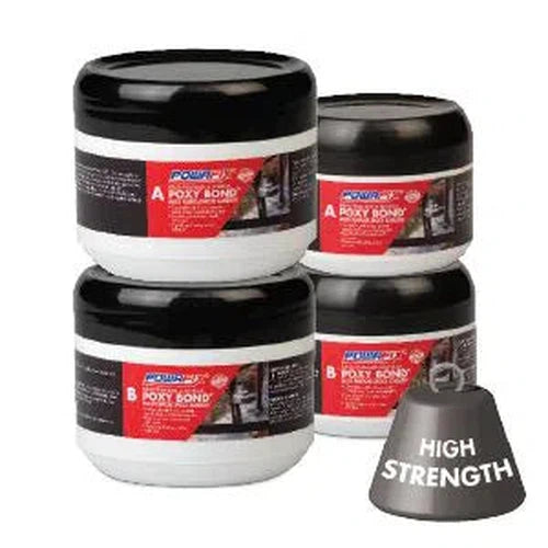 Epoxy Poxy Bond Powafix-125+125𝑚ℓ-White-