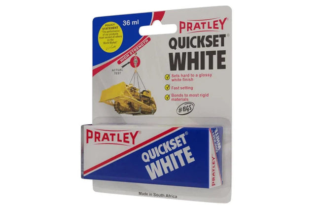 Epoxy White Quickset Pratley-White