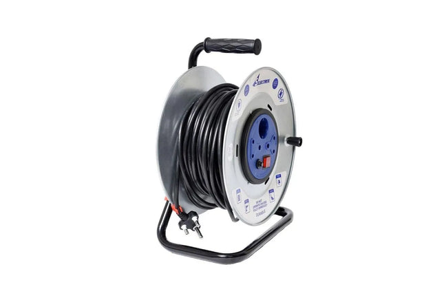 Extension Reel Steel Complete Selectrix-30𝑚 x 1.5𝑚𝑚/10𝐴
