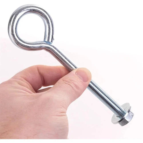 Eye Bolt + Nut Galvanised-Bolts-Private Label Fasteners-diyshop.co.za