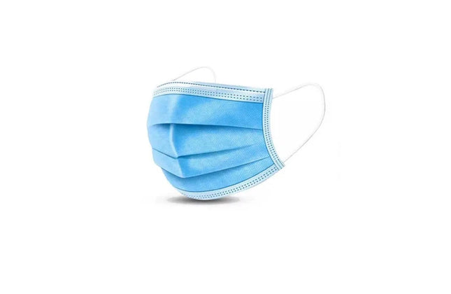 Face Mask 3 Ply Disposable-𝑝/10