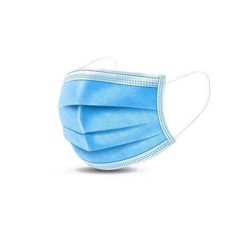 Face Mask 3 Ply Disposable-𝑝/10