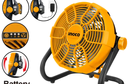 Fan Cordless/Electric 𝑃20ˢ 280𝑚𝑚 iNGCO (ON HOLD)-Tool Only-