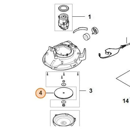 Fan Wheel Vacuum Cleaner SE33 STIHL-Default Title