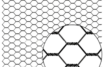 Fence Netting Wire Fully GALV »-Chicken ƒ25x𝑇0.67mm x 𝐻1.2m-10𝑚 Roll-