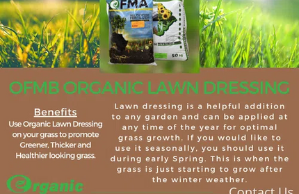 Fertiliser Organic All-Purpose Lawn Dressing + Carbon-5𝐾𝑔-