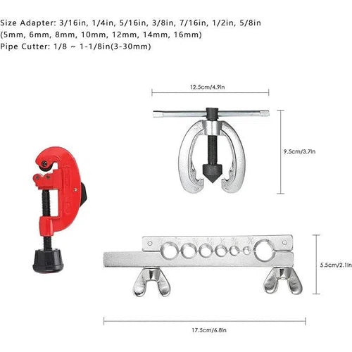 Flaring Tool Kit 3/16" to 5/8"