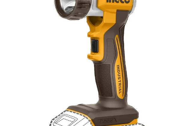 Flashlight Cordless 𝑃20ˢ iNGCO-Tool Only-450l𝑚