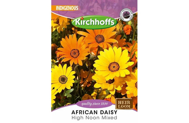 Flower Seed African Daisy Kirchhoffs-High Noon Mixed-Picture Packet