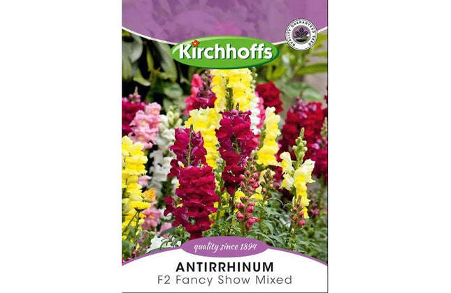 Flower Seed Antirrhinum Kirchhoffs-F2 Fancy Show Mix-Picture Packet