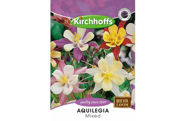 Flower Seed Aquilegia Kirchhoffs-Mixed-Picture Packet