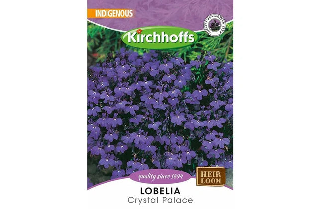 Flower Seed Lobelia Kirchhoffs-Crystal Palace-Picture Packet