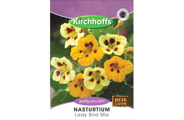 Flower Seed Nasturtium Kirchhoffs-Lady Bird Mix-Picture Packet