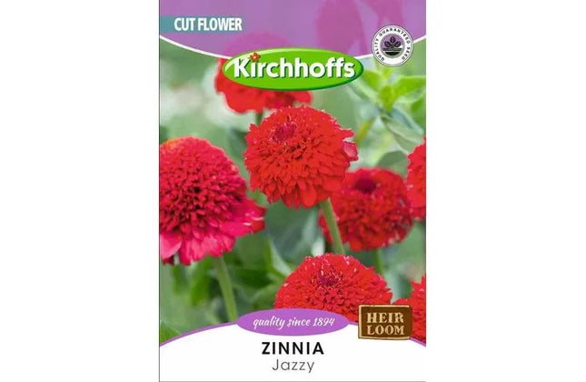 Flower Seed Zinnia Kirchhoffs-Jazzy-Picture Packet