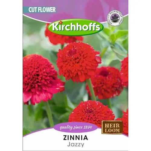 Flower Seed Zinnia Kirchhoffs-Jazzy-Picture Packet-