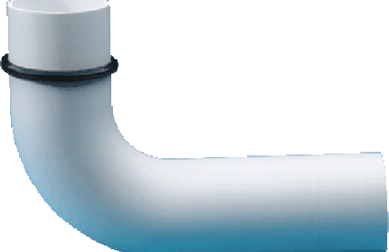 Flush Pipe for Semi-Close Couple-Default Title