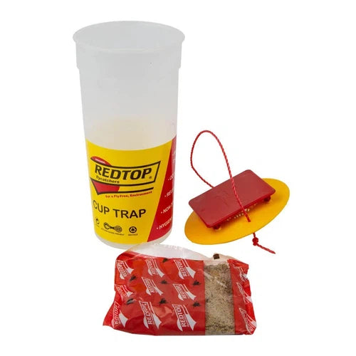 Fly Catcher Indoor Cup Complete Redtop-Fly Swatters-Redtop-diyshop.co.za