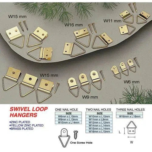 Frame Hanger Triangle-19mm-pair-