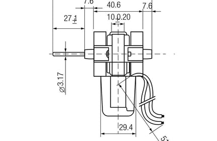 Fridge Fan Motor TYPE-F61-10 for Kelvinator – DiYshop.co.za