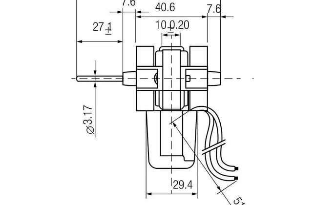 Fridge Fan Motor TYPE-F61-10 for Kelvinator-