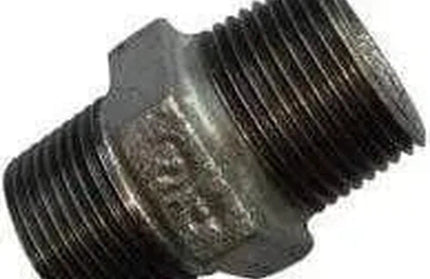 GALV Hex Nipple-15mm